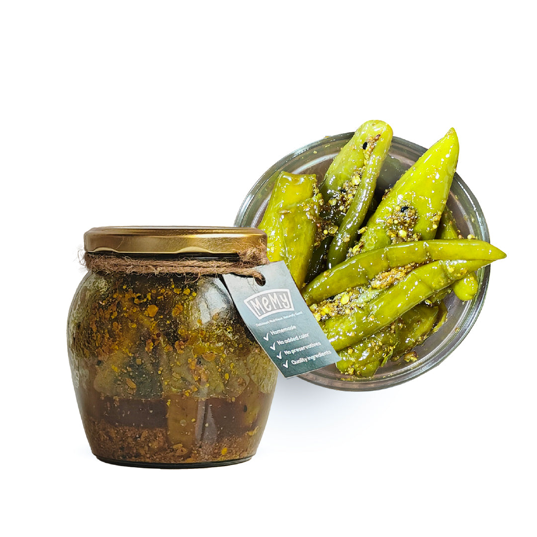 BHARWA GREEN CHILLI  PICKLE