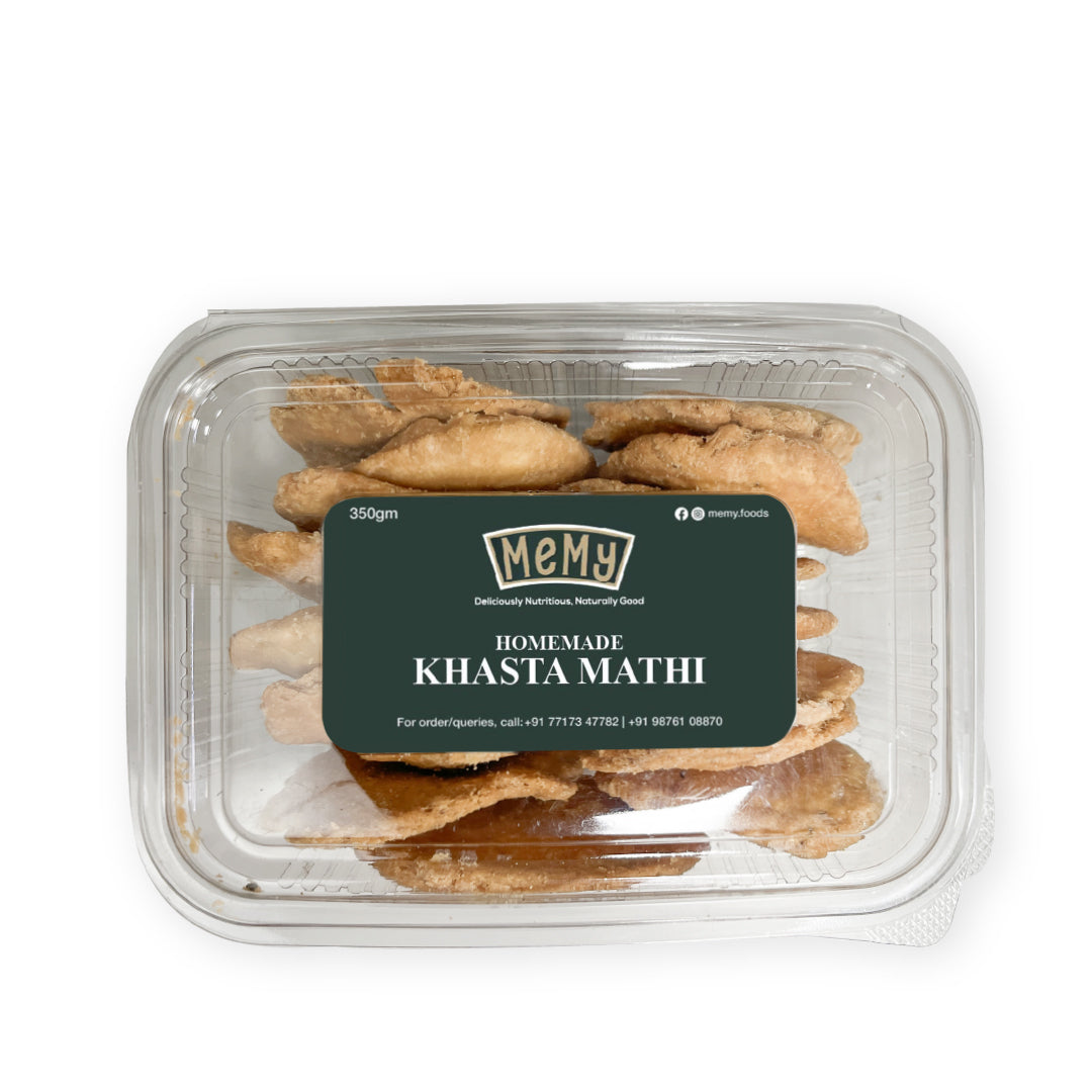 HOMEMADE KHASTA MATHI